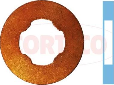 Corteco 49430609 - Прокладка, корпус форсунки parts5.com