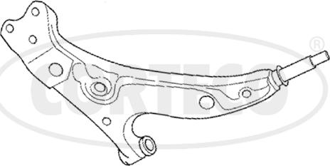 Corteco 49397500 - Рычаг подвески колеса parts5.com