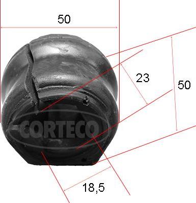 Corteco 49371890 - Втулка, стабилизатор parts5.com