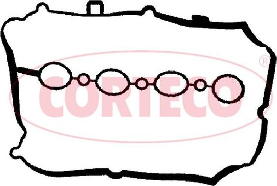 Corteco 440420P - Прокладка, крышка головки цилиндра parts5.com