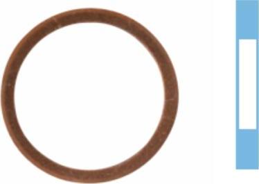 Corteco 005699S - Уплотнительное кольцо, резьбовая пробка маслосливного отверстия parts5.com