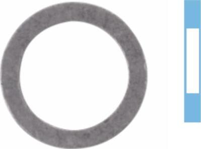 Corteco 005700H - Уплотнительное кольцо, резьбовая пробка маслосливного отверстия parts5.com