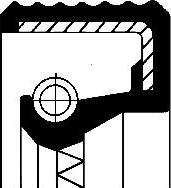 Corteco 01036434B - Уплотняющее кольцо, раздаточная коробка parts5.com