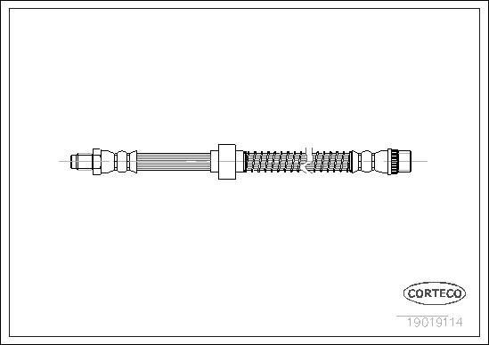 Corteco 19019114 - Brake Hose parts5.com