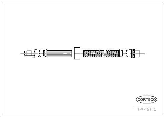 Corteco 19019115 - Brake Hose parts5.com