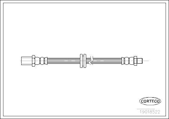 Corteco 19018522 - Brake Hose parts5.com