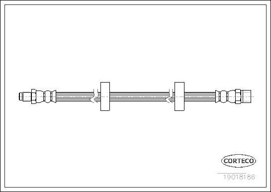 Corteco 19018186 - Brake Hose parts5.com