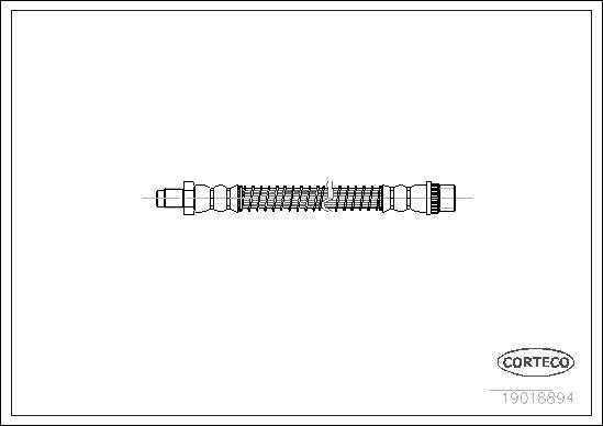 Corteco 19018894 - Тормозной шланг parts5.com