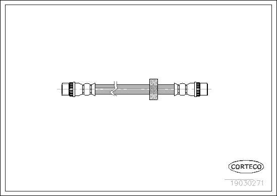 Corteco 19030271 - Тормозной шланг parts5.com