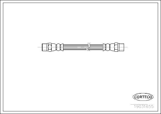 Corteco 19031655 - Brake Hose parts5.com