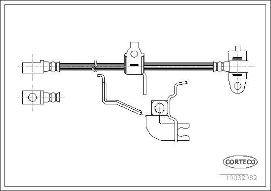 Corteco 19032982 - Тормозной шланг parts5.com