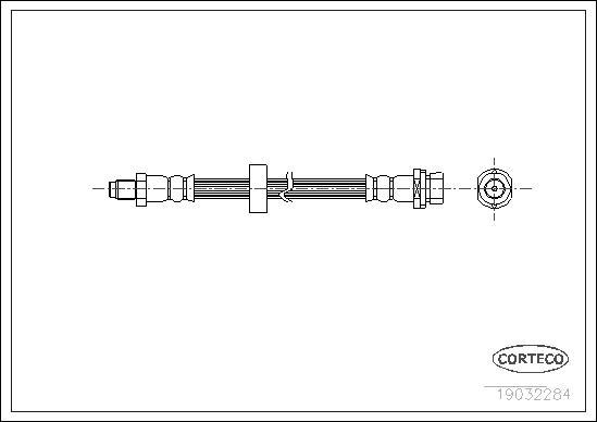 Corteco 19032284 - Brake Hose parts5.com