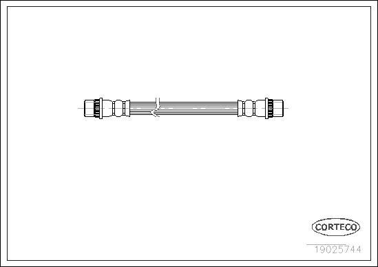 Corteco 19025744 - Brake Hose parts5.com