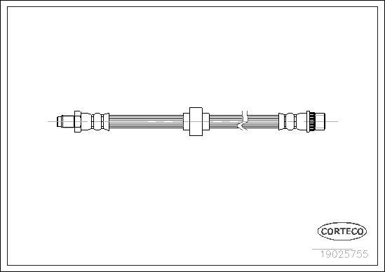 Corteco 19025755 - Brake Hose parts5.com