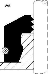 Corteco 12012438 - Уплотнительное кольцо, стержень клапана parts5.com