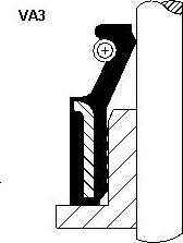 Corteco 49472003 - Уплотнительное кольцо, стержень клапана parts5.com