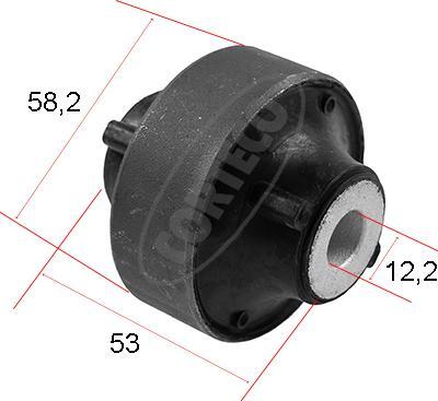 Corteco 80004750 - Сайлентблок, рычаг подвески колеса parts5.com