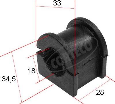 Corteco 80000450 - Втулка, стабилизатор parts5.com