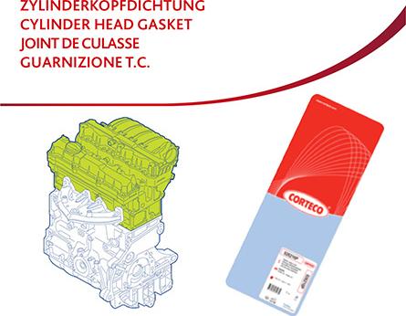 Corteco 83403015 - Прокладка, головка цилиндра parts5.com