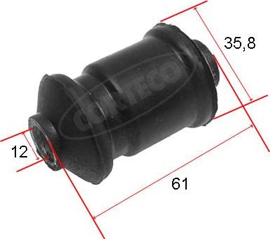 Corteco 21653088 - Сайлентблок, рычаг подвески колеса parts5.com