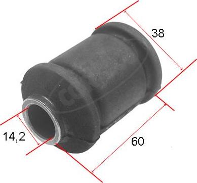 Corteco 21653104 - Сайлентблок, рычаг подвески колеса parts5.com