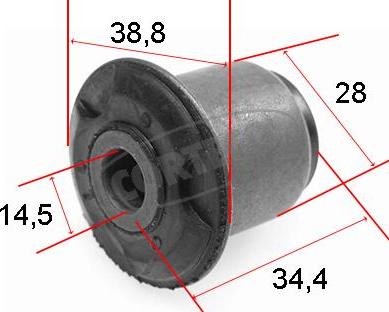 Corteco 21652774 - Сайлентблок, рычаг подвески колеса parts5.com