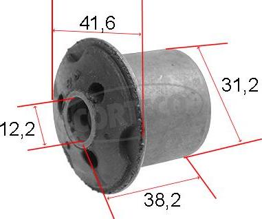 Corteco 21652773 - Сайлентблок, рычаг подвески колеса parts5.com