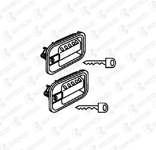 Covind 060156 - Ручка двери parts5.com