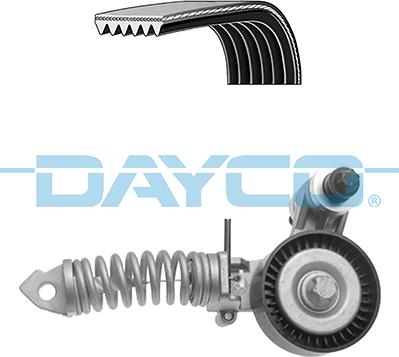 Dayco KPV498 - Поликлиновый ременный комплект parts5.com