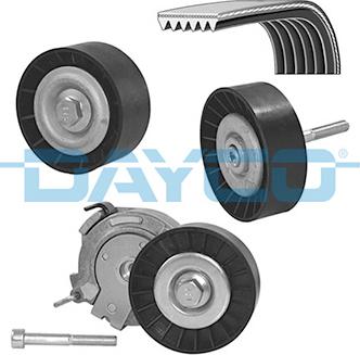 Dayco KPV021 - Поликлиновый ременный комплект parts5.com