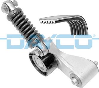 Dayco KPV187 - Поликлиновый ременный комплект parts5.com