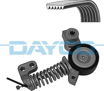 Dayco KPV1223 - Поликлиновый ременный комплект parts5.com