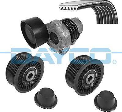 Dayco KPV393 - Поликлиновый ременный комплект parts5.com