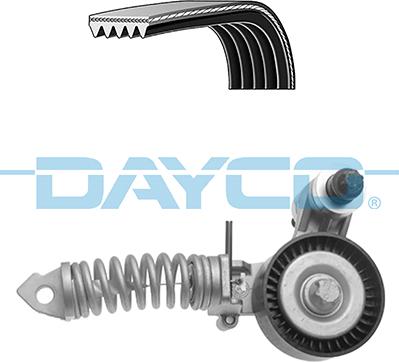 Dayco KPV430 - Juego de correas trapeciales poli V parts5.com