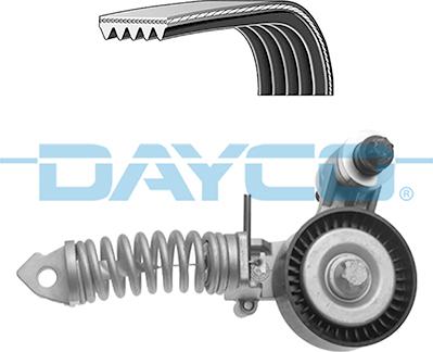 Dayco KPV344 - Juego de correas trapeciales poli V parts5.com