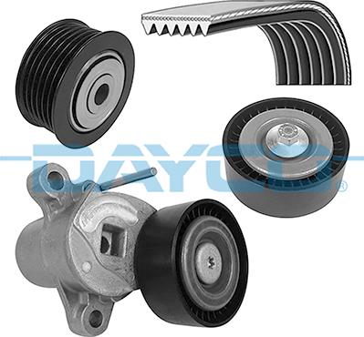 Dayco KPV388 - Поликлиновый ременный комплект parts5.com