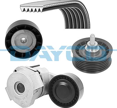 Dayco KPV338 - Поликлиновый ременный комплект parts5.com