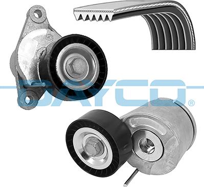 Dayco KPV337 - Поликлиновый ременный комплект parts5.com