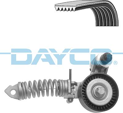 Dayco KPV371 - Поликлиновый ременный комплект parts5.com