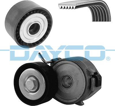 Dayco KPV242 - Поликлиновый ременный комплект parts5.com