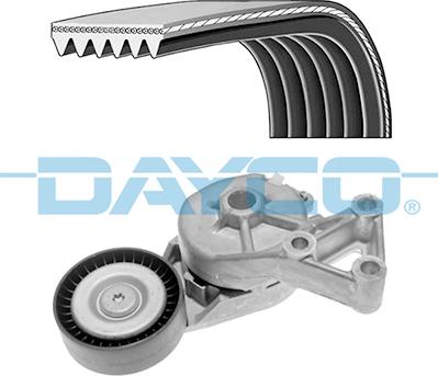 Dayco KPV269 - Juego de correas trapeciales poli V parts5.com