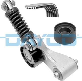 Dayco KPV205 - Поликлиновый ременный комплект parts5.com