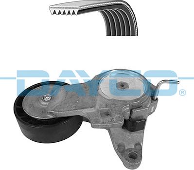 Dayco KPV232 - Поликлиновый ременный комплект parts5.com