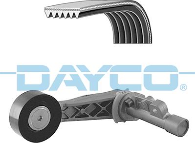 Dayco KPV222 - Поликлиновый ременный комплект parts5.com