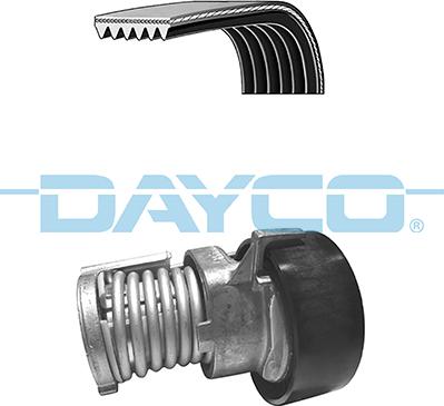 Dayco KPV717 - Поликлиновый ременный комплект parts5.com