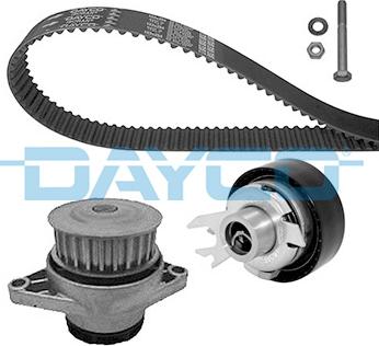 Dayco KTBWP2550 - Водяной насос + комплект зубчатого ремня parts5.com