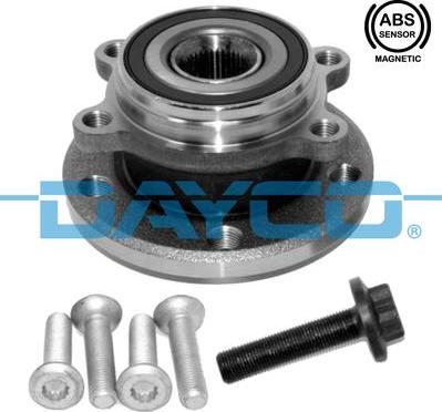 Dayco KWD1001 - Комплект подшипника ступицы колеса parts5.com