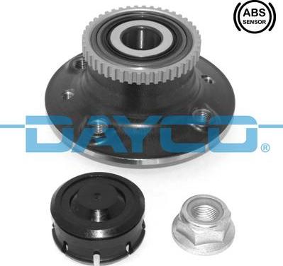 Dayco KWD1344 - Комплект подшипника ступицы колеса parts5.com