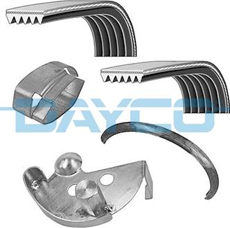 Dayco PVE001 - Поликлиновый ременный комплект parts5.com