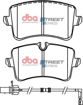 DBA Australia DB15101XP - Комплект высокоэффективных тормозных колодок parts5.com